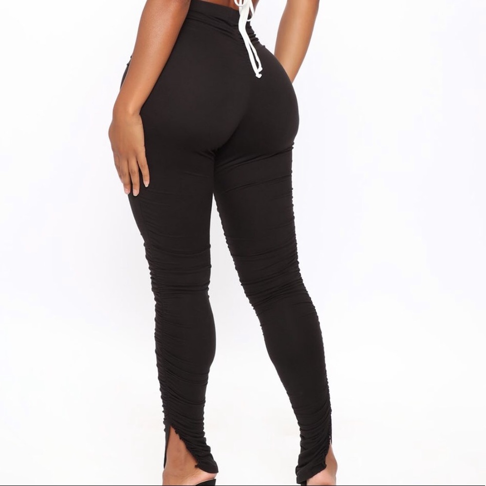 Split leggings cotton material